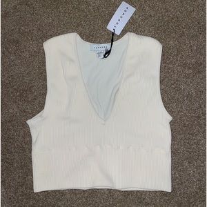 Top Shop Crop V Neck Tank Top